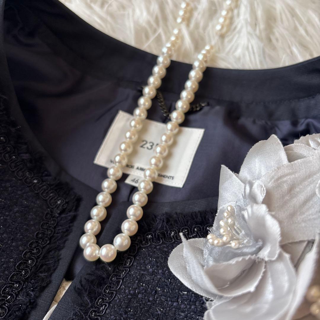 極美品♡美人系♡23区 ツイードジャケット セットアップ4L 卒業式 セレモニー