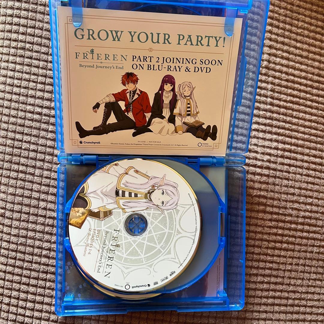 北米版 葬送のフリーレン DVD 第1期 全28話 カード数枚付