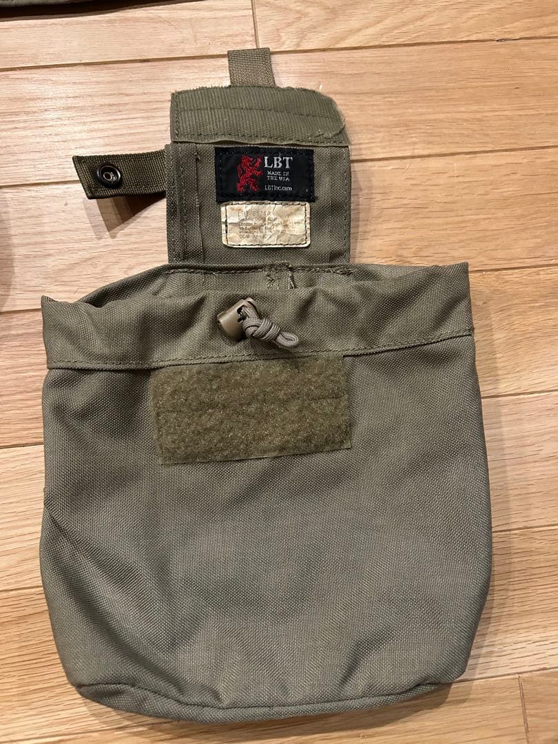 LBT タクティカルベルト　ダンプポーチ　ポーチ オリーブドラブ 中型