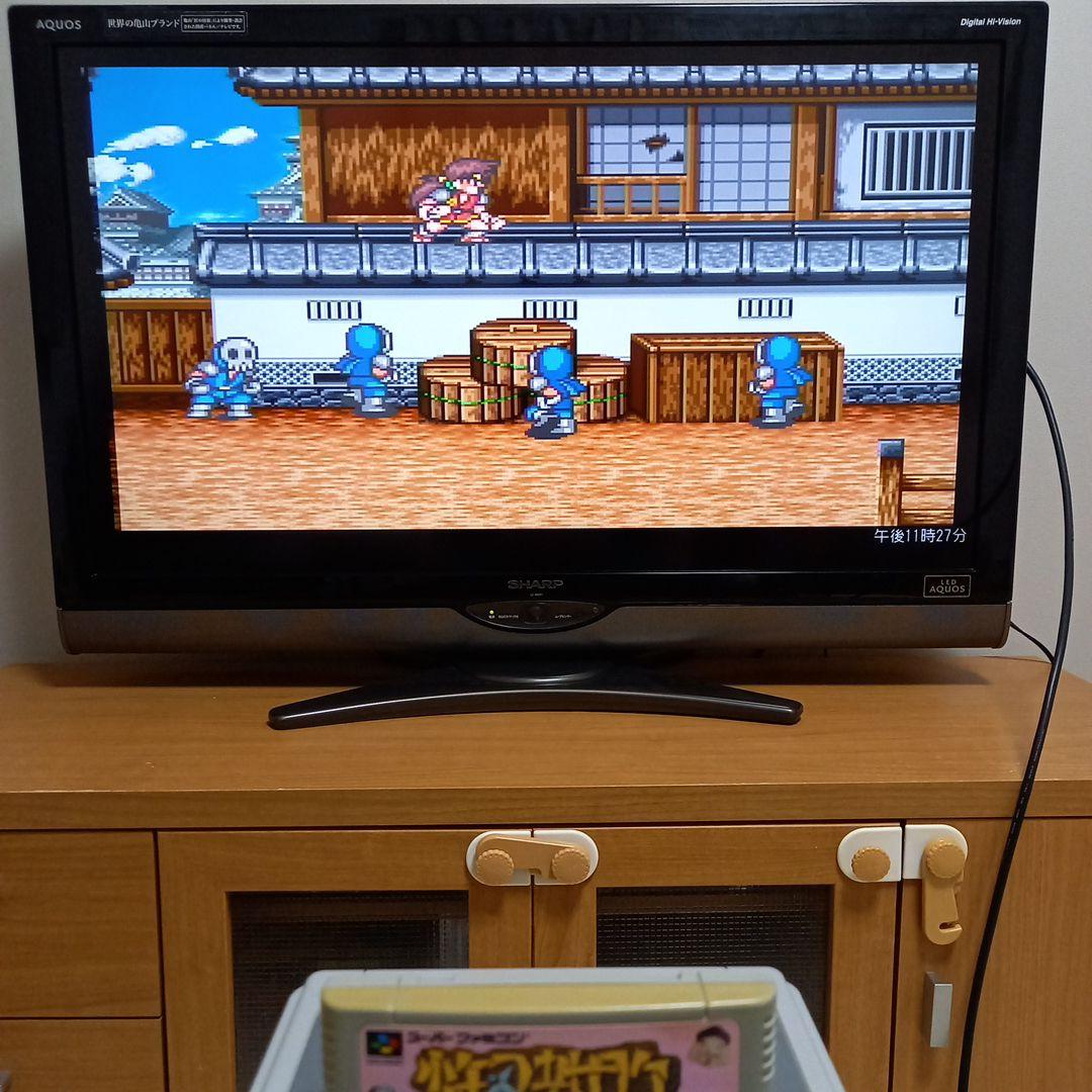 国内正規品　電池交換済み　スーパーファミコン　少年忍者サスケ