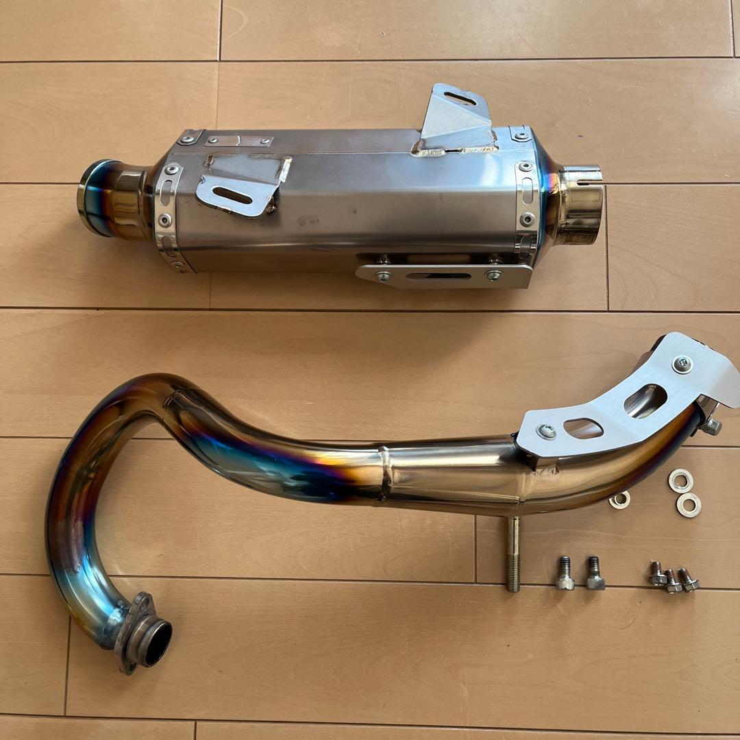 OVER スリップオンマフラー ステンレス製　モンキー125 2BJ-JB02