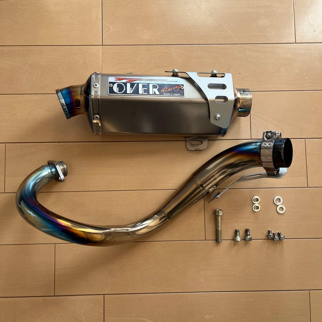 OVER スリップオンマフラー ステンレス製　モンキー125 2BJ-JB02