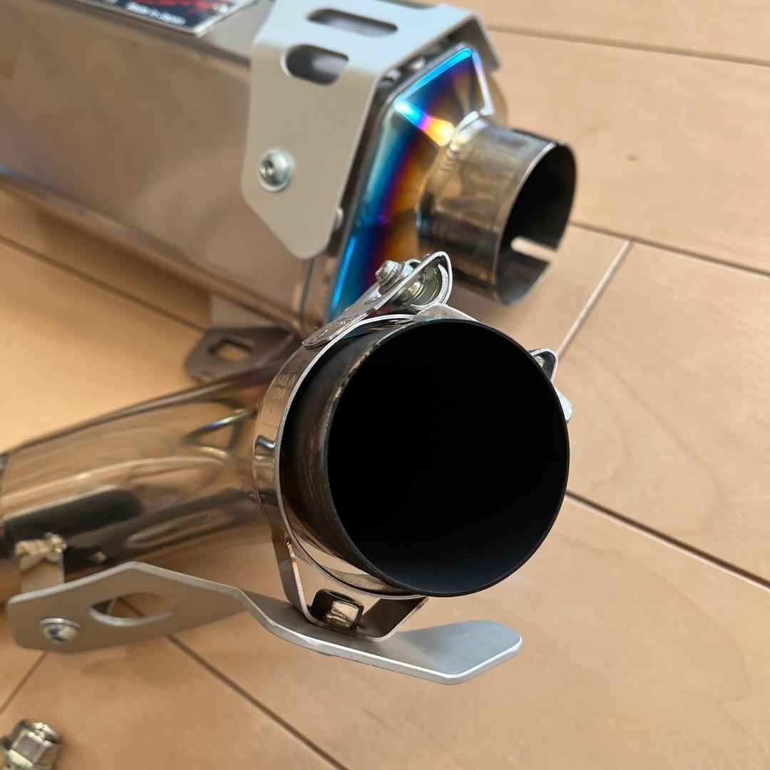 OVER スリップオンマフラー ステンレス製　モンキー125 2BJ-JB02