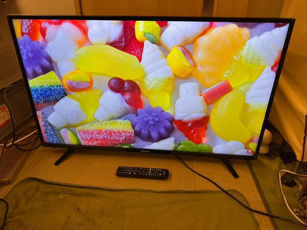 ハイセンス hisense 43型　テレビ　43A50　2018年製極美品！