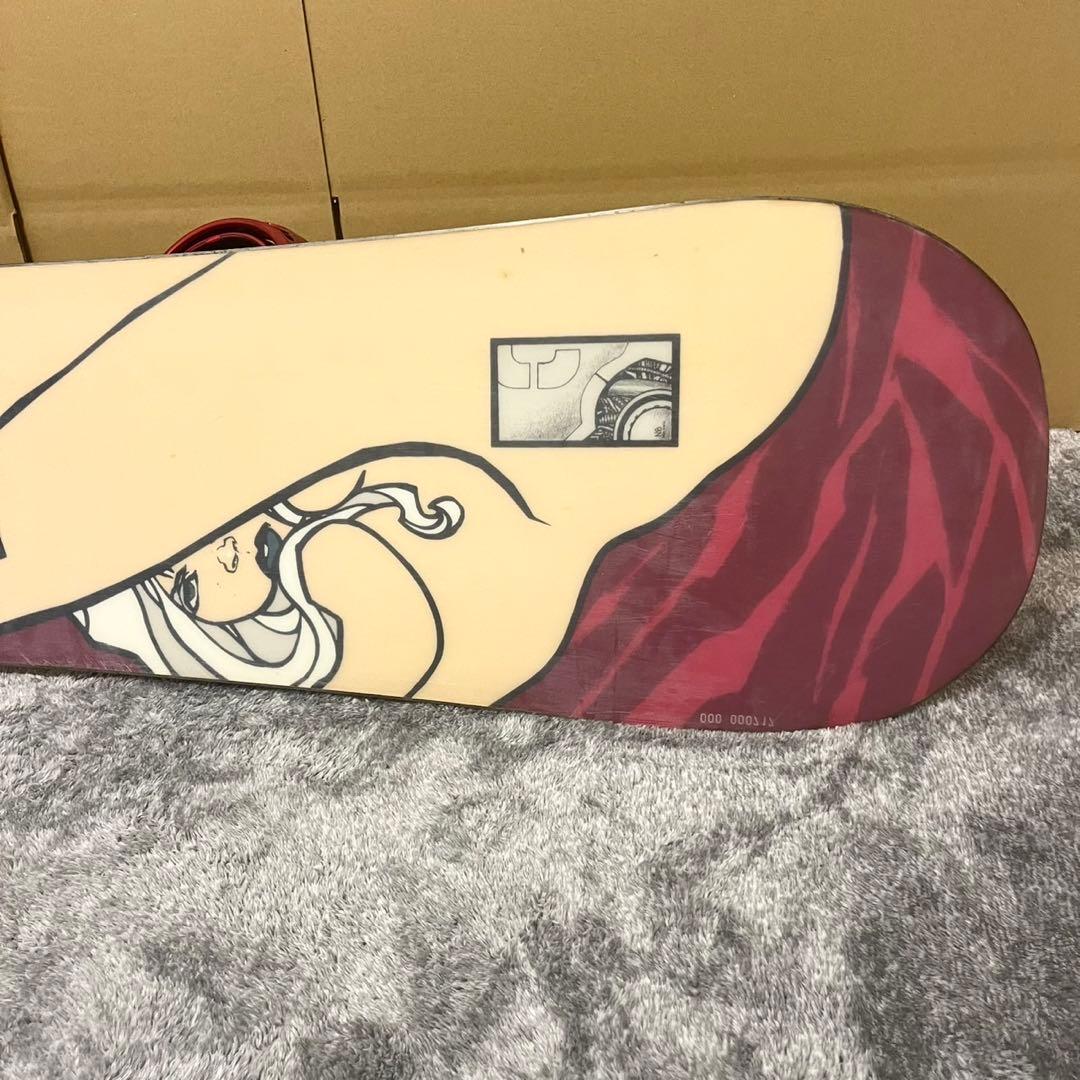 バートン UNINC アンインク スノーボード Custom ビンディング付き