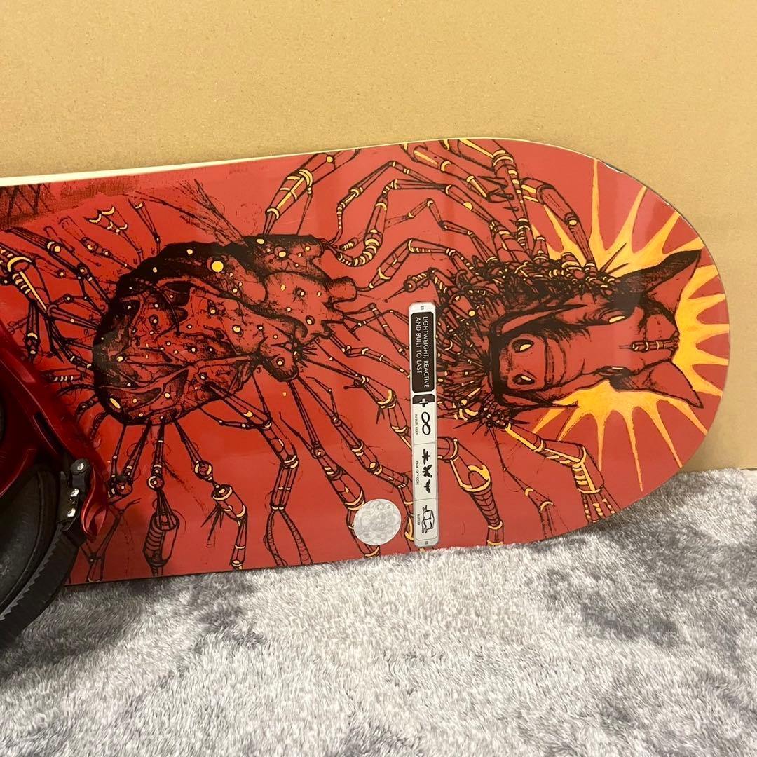 バートン UNINC アンインク スノーボード Custom ビンディング付き
