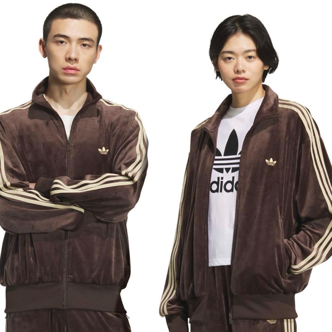 adidas ファイヤーバード トラックトップ ベロア