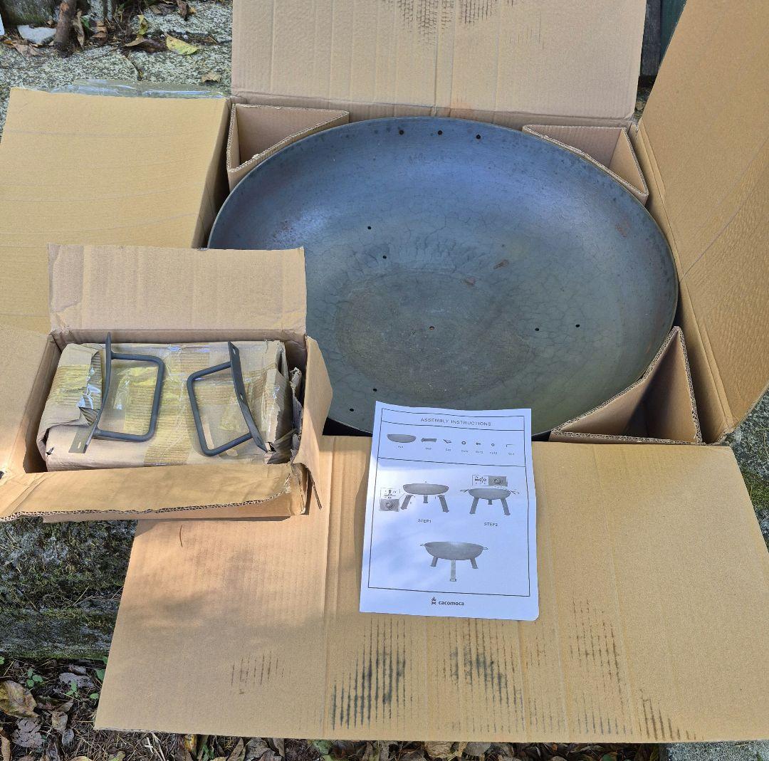 ファイヤーピットガーデン焚火台 cacomoca Fire Pit GARDEN