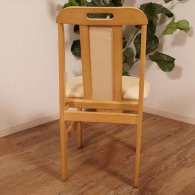 2脚セット【新品】ダイニングチェア　シンプル　ナチュラル　アウトレット
