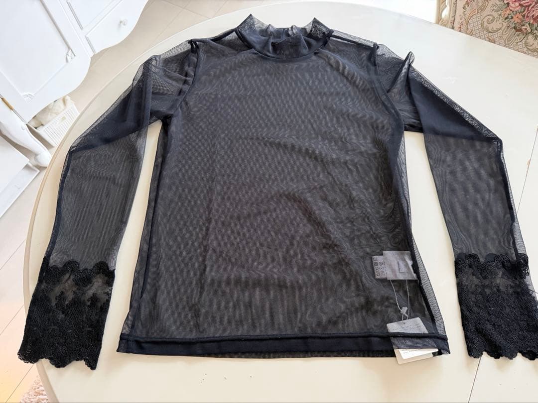 春物出品！イクコ ikuko ☆レーシーシースルーインナー☆未使用タグ付き