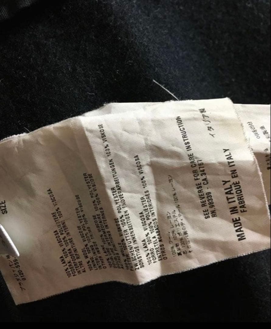 MIUMIU 黒 フード付きピーコート ダッフルコート　アウター