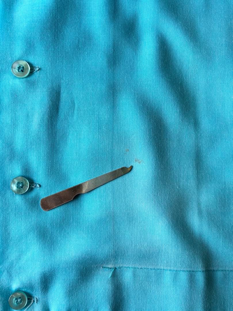 70's USA製 キングルイ King Louie ボーリングシャツ 刺繍