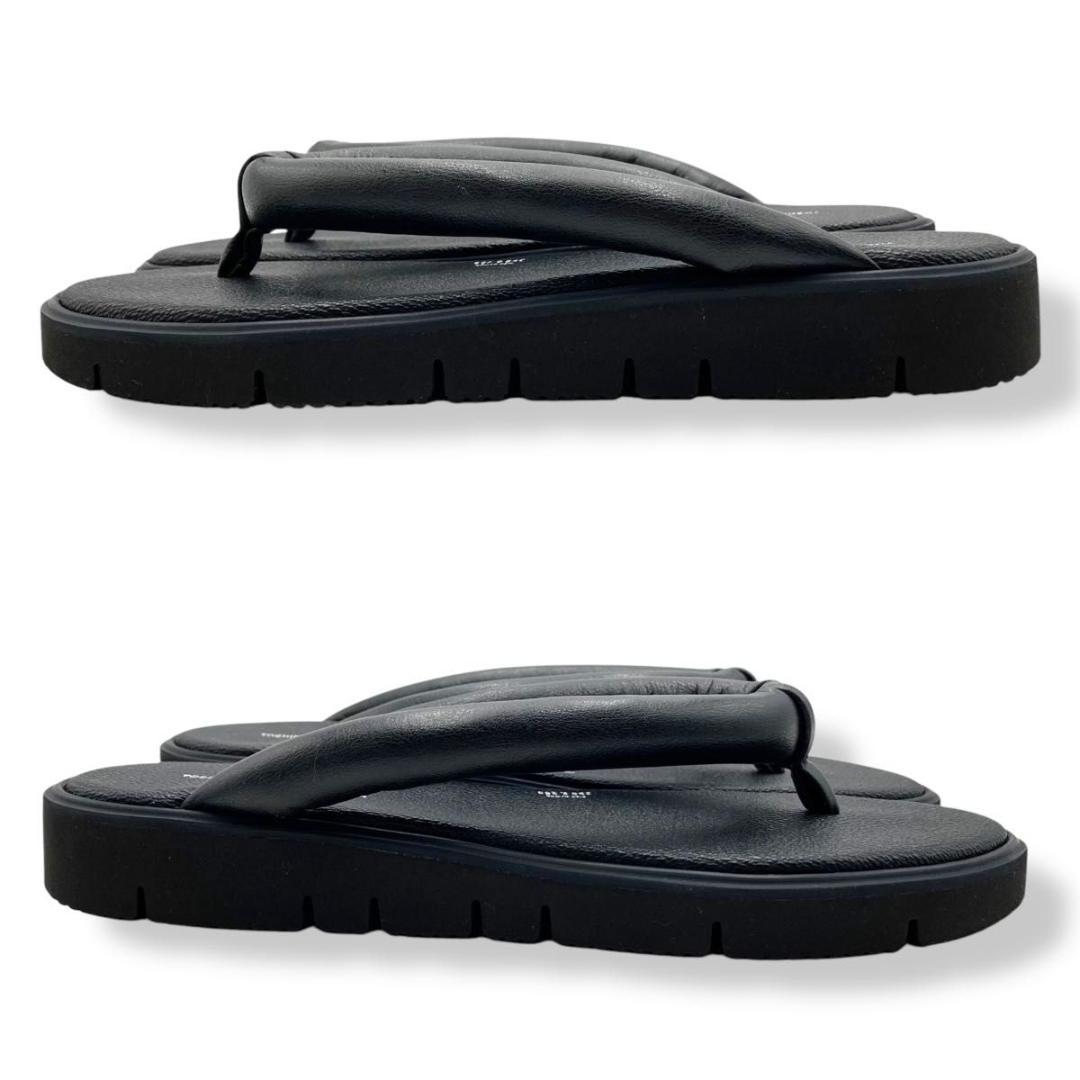 【未使用品】 トシノスケタケガハラ ビューティフルシューズ　トングサンダル　黒