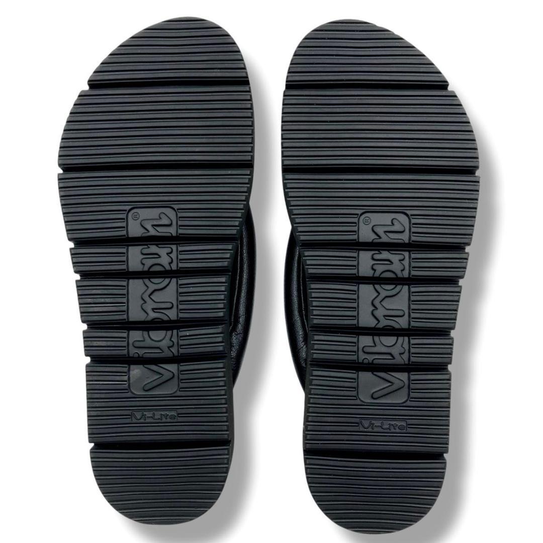 【未使用品】 トシノスケタケガハラ ビューティフルシューズ　トングサンダル　黒