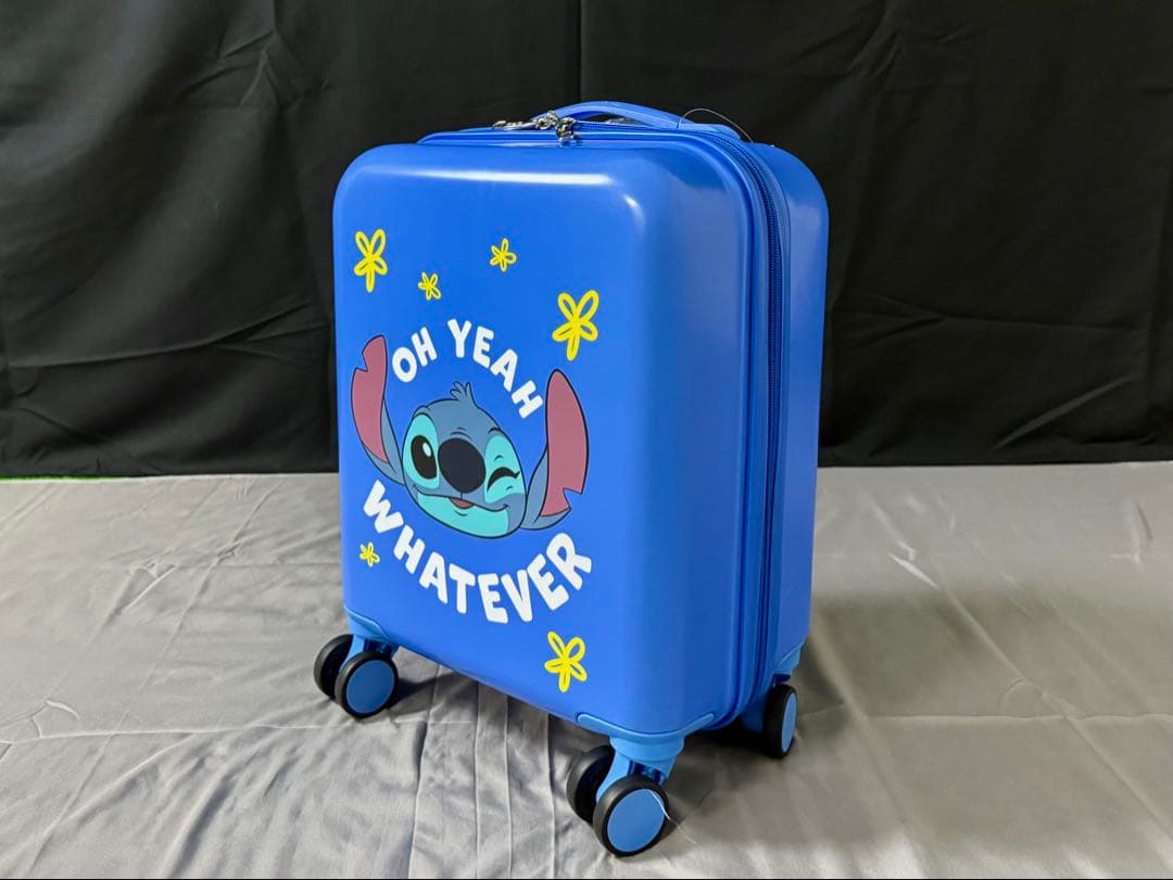 新品未使用 ディズニー スティッチ キャリーケース 16インチ 機内持込可 4輪