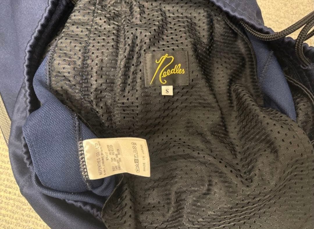 Needles トラックパンツ ネイビー ホワイト S 2点セット