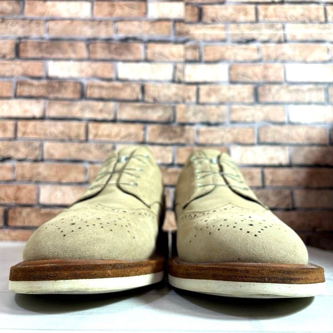 美品■ソフネット スペクタス■ドレスシューズ✨ウィングチップ メダリオン BOA