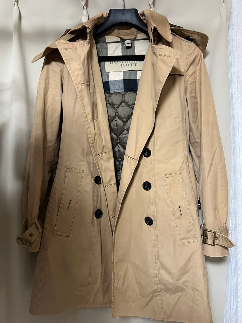 BURBERRY BRIT ベージュ トレンチコート　バーバリー
