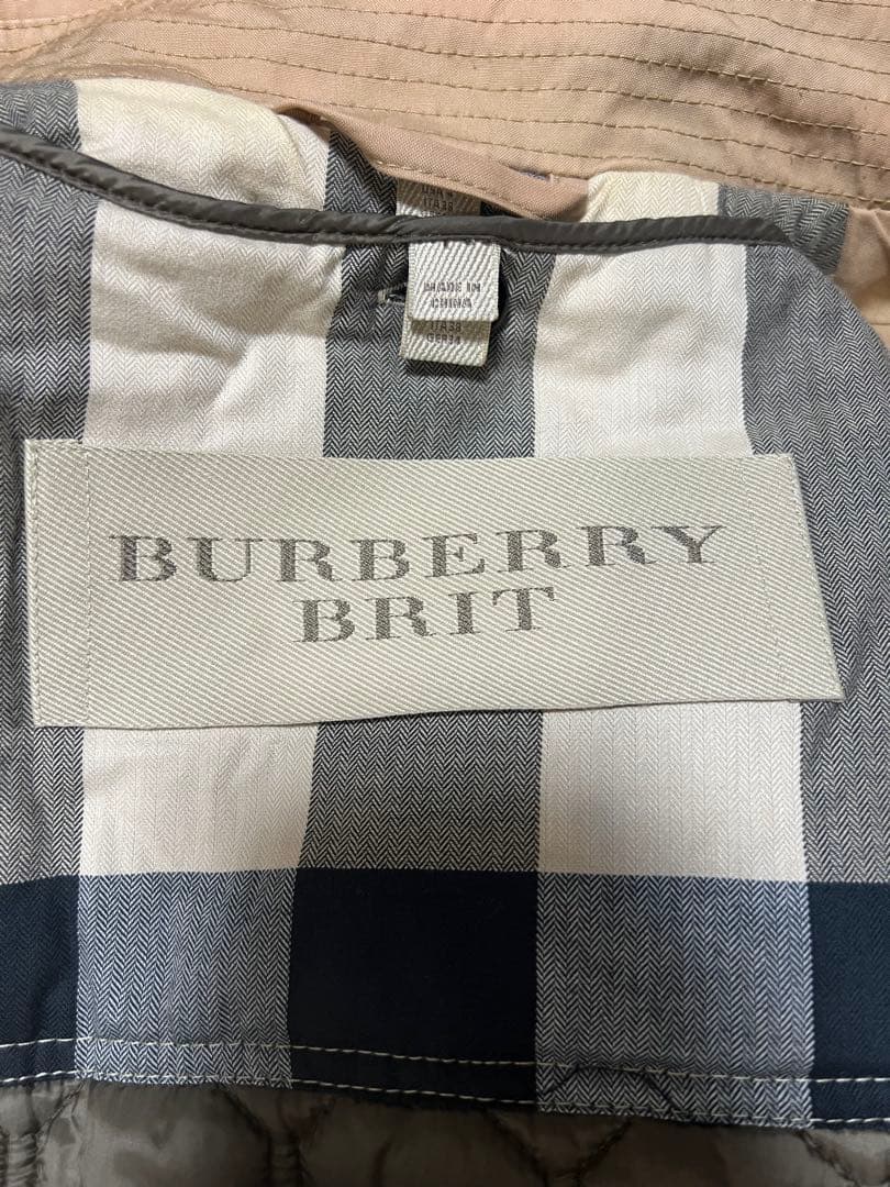 BURBERRY BRIT ベージュ トレンチコート　バーバリー