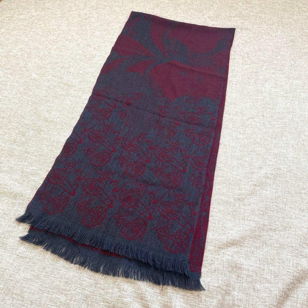 ヴィヴィアンウエストウッド イタリア製 ボルトー オーブ 総柄 マフラー