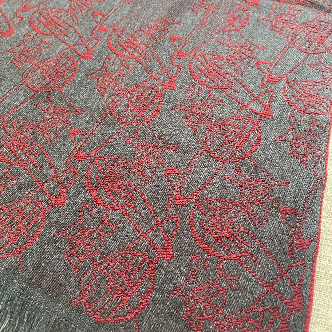 ヴィヴィアンウエストウッド イタリア製 ボルトー オーブ 総柄 マフラー