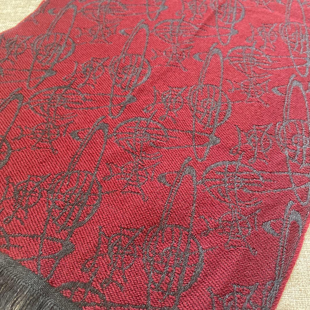 ヴィヴィアンウエストウッド イタリア製 ボルトー オーブ 総柄 マフラー