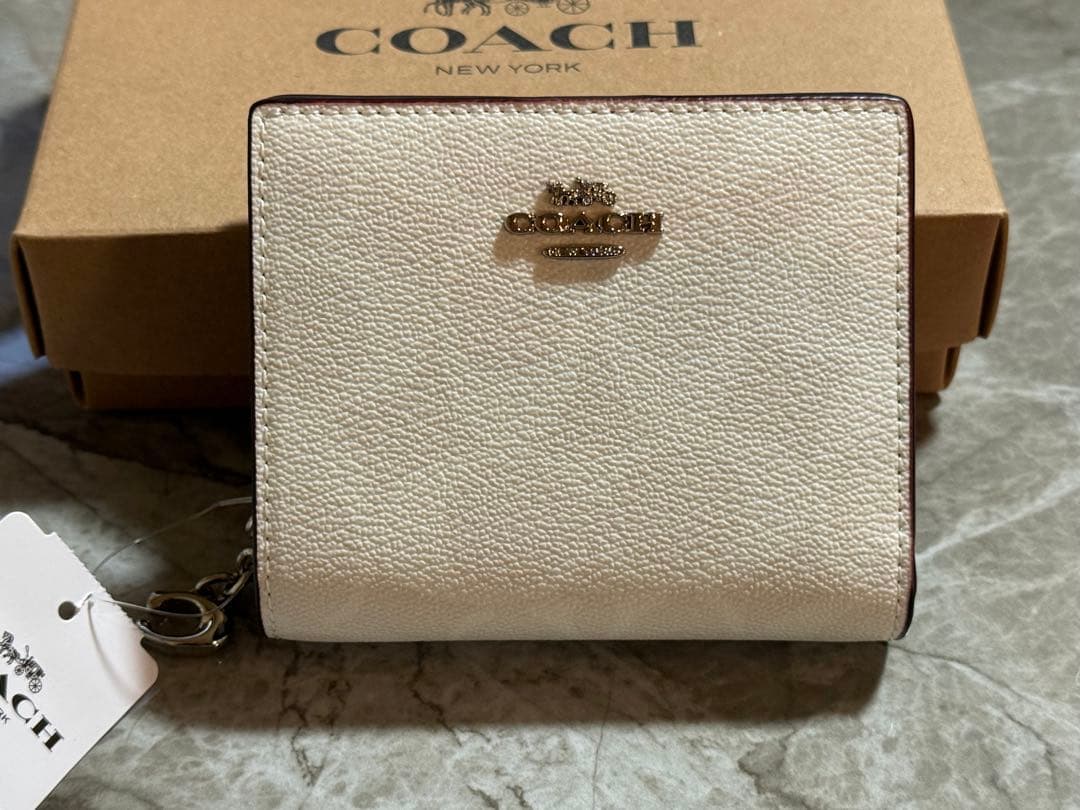 COACH 二つ折り財布 C3309 ホワイト
