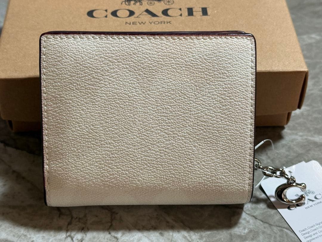 COACH 二つ折り財布 C3309 ホワイト