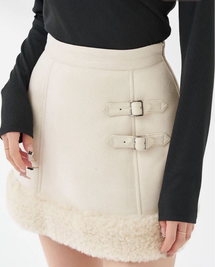 darich☆フェイクムートン スカートのみ新品未使用