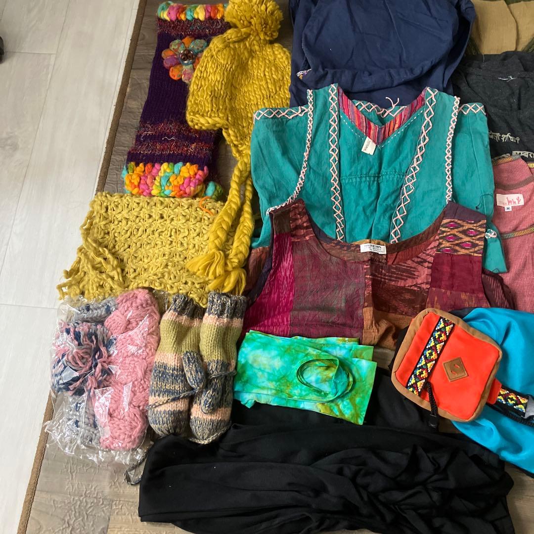 チチカカ　アジアン　エスニック　22点まとめ売り　秋冬物