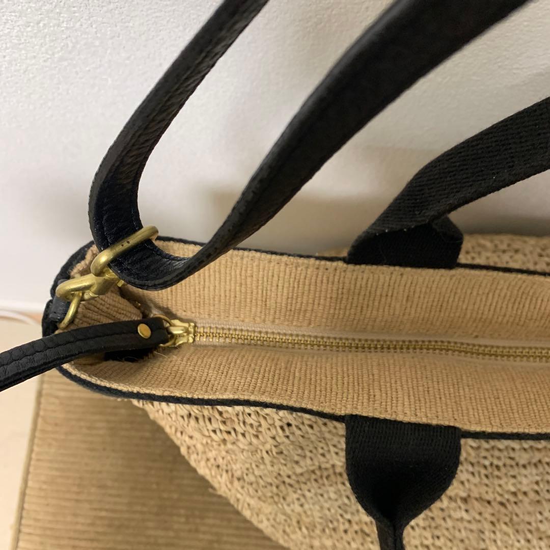 VIOLA'dOROヴィオラドーロ 2WAYラフィアバッグ カゴバック