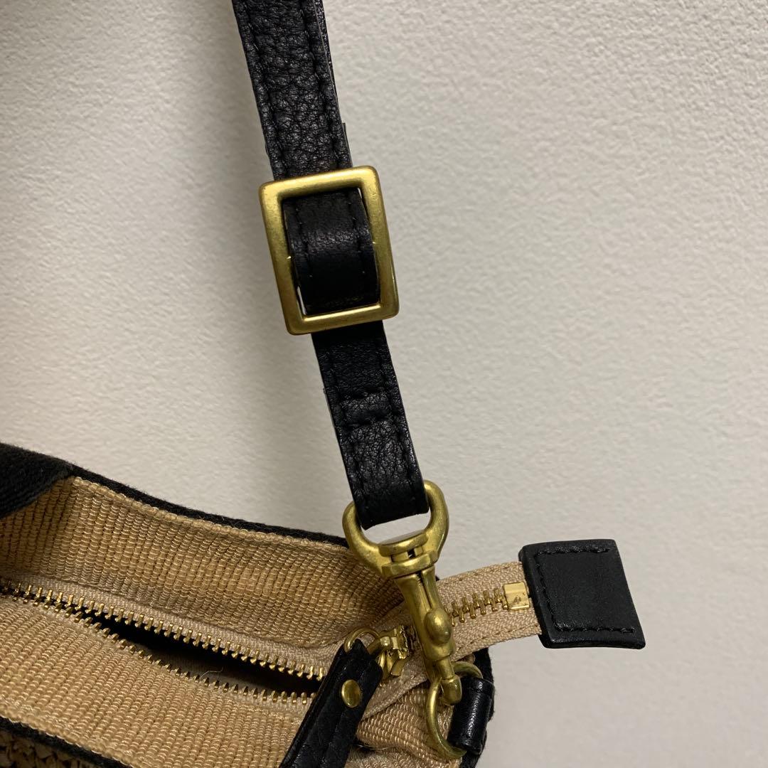 VIOLA'dOROヴィオラドーロ 2WAYラフィアバッグ カゴバック