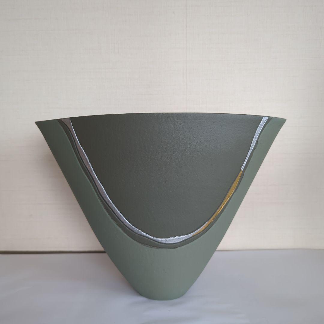 わんわん様ご指定　清水焼生け花華道花器　池坊　生花立花