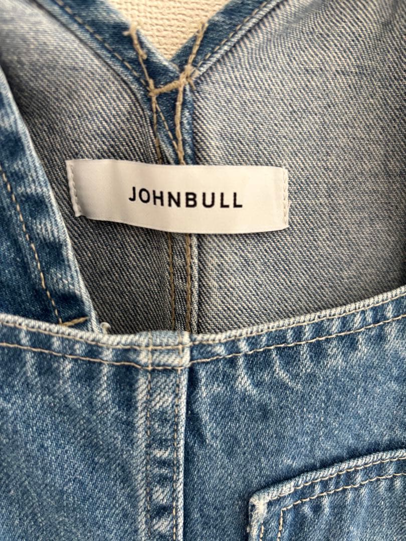 ジョンブル HARD WORKER オーバーオール　デニム　Ｓ　美品