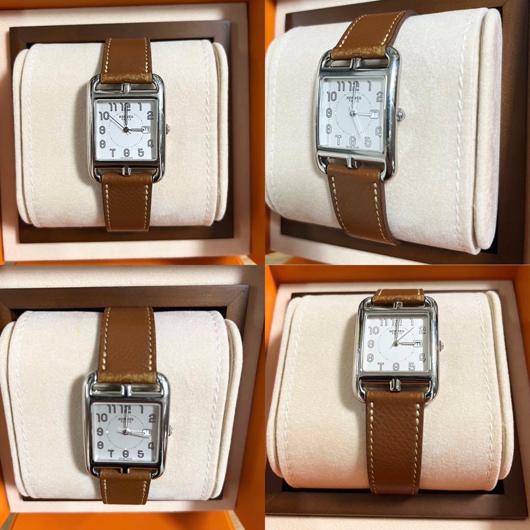 レザーベルトHERMES エルメス 時計 ケープコッド 腕時計 ベルト レザー