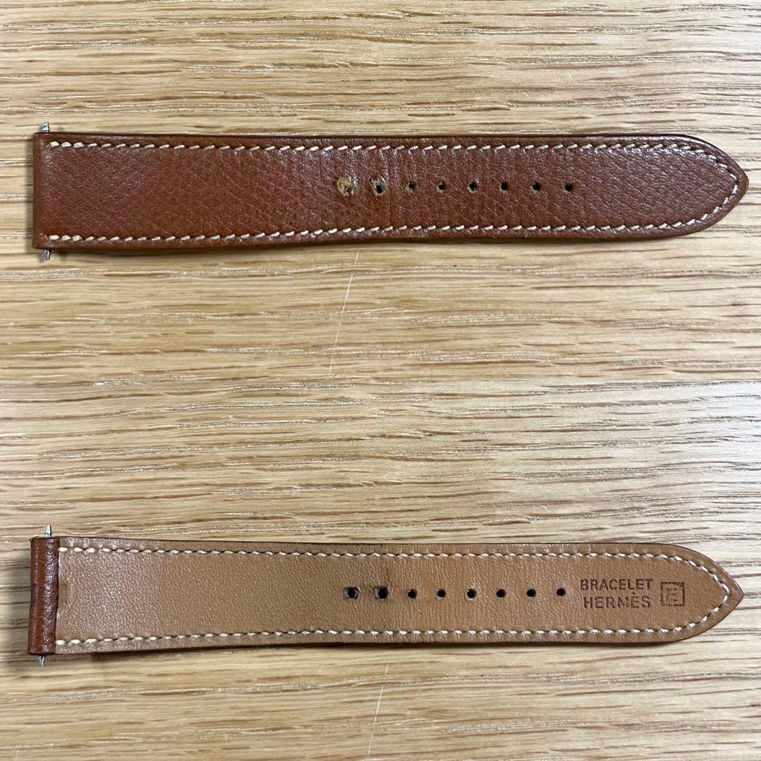 レザーベルトHERMES エルメス 時計 ケープコッド 腕時計 ベルト レザー