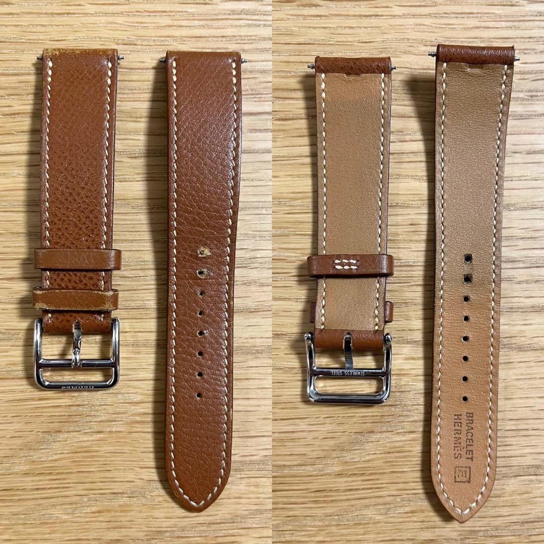 レザーベルトHERMES エルメス 時計 ケープコッド 腕時計 ベルト レザー