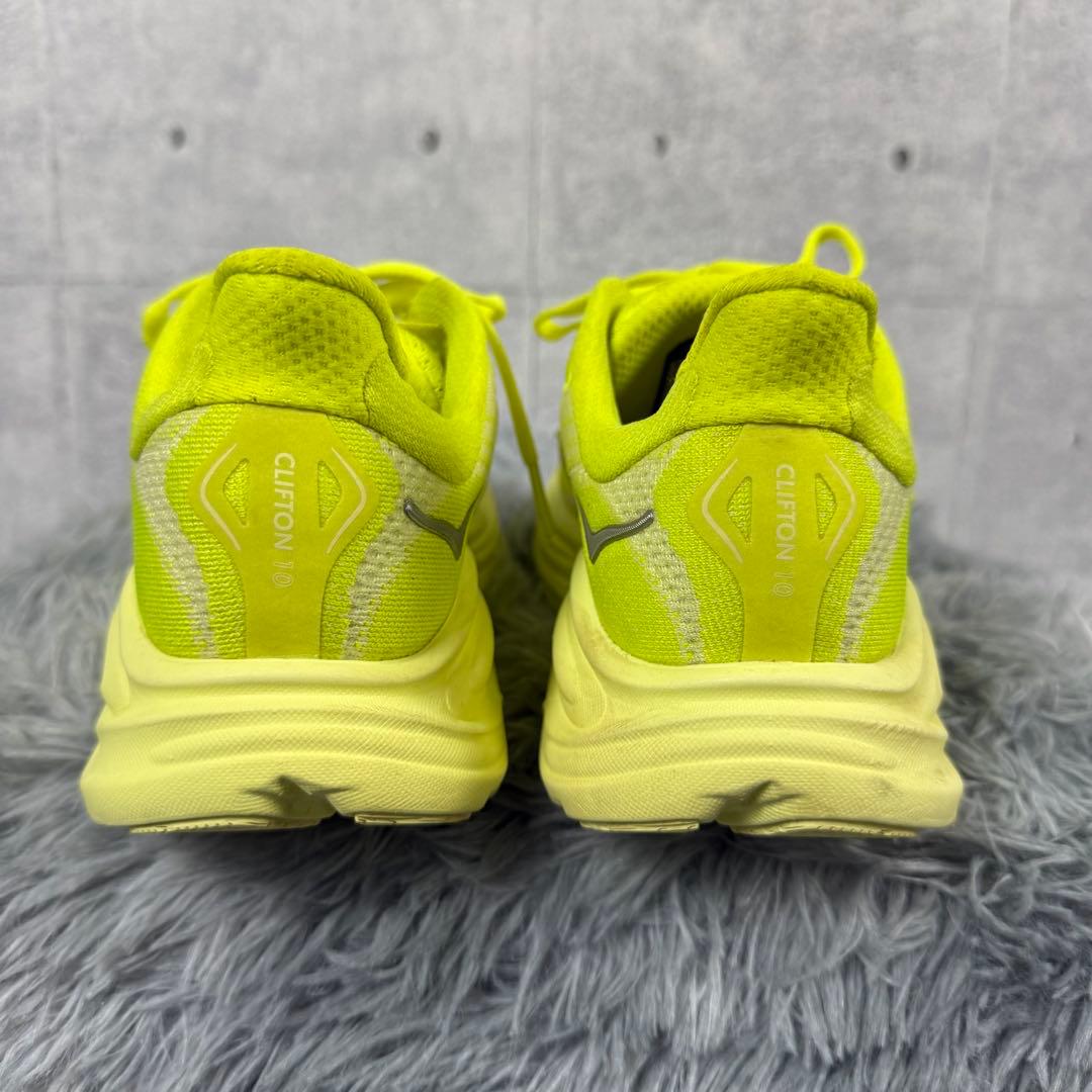 HOKA ONE ONE クリフトン10 黄 22.5cm 美品