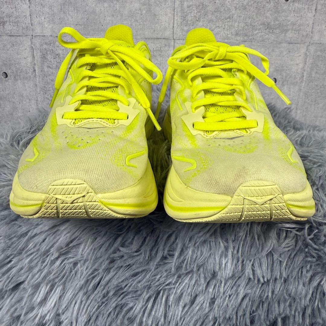 HOKA ONE ONE クリフトン10 黄 22.5cm 美品