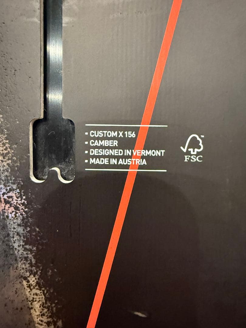 BURTON CUSTOM X 156cm チューナップ済み