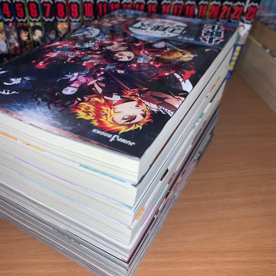 鬼滅の刃 全巻+0巻+外伝+短編集+公式キャラクターブック1〜3+ ノベル4冊