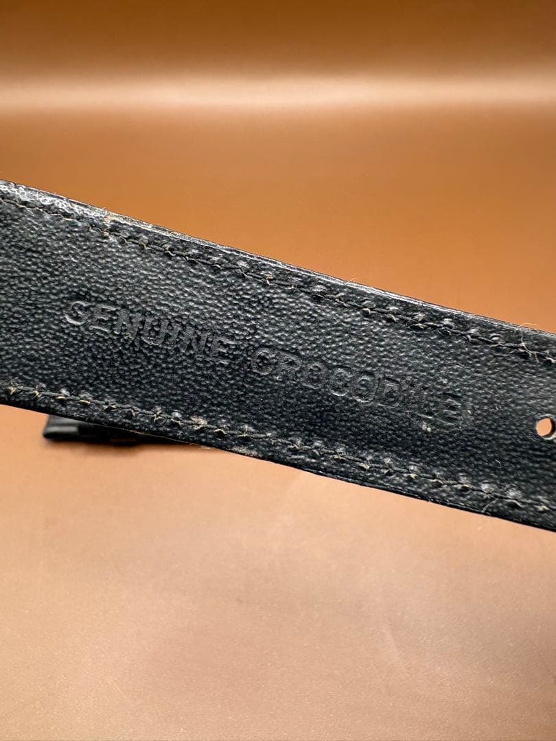 ◎⭐︎ ROLEX OF GENEVA メンズ　クロコダイル レザーベルト　腕時計