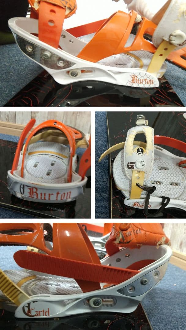 BURTON バートン スノーボード 板 150cm カバー付き