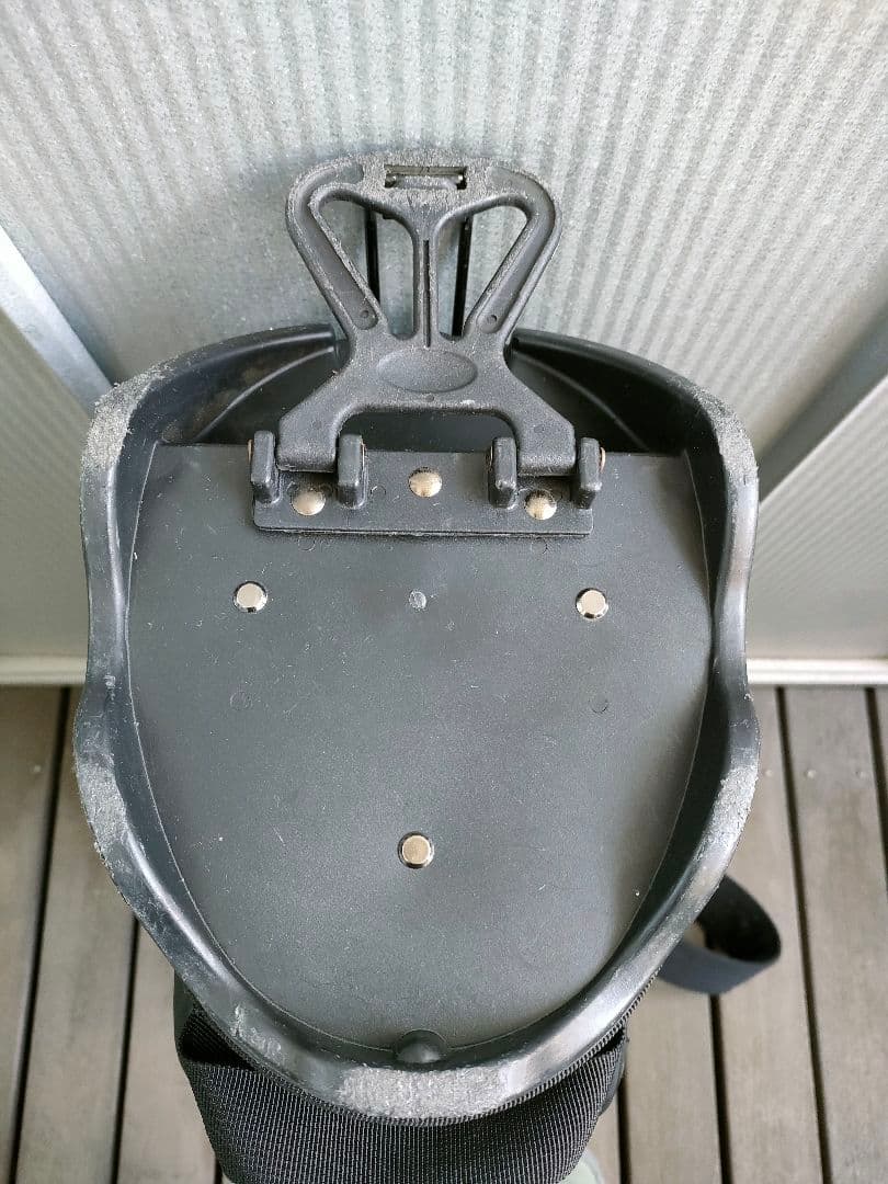 AIBO　アディダス スタンド キャディバッグ【ブラック＆カモフラ柄】