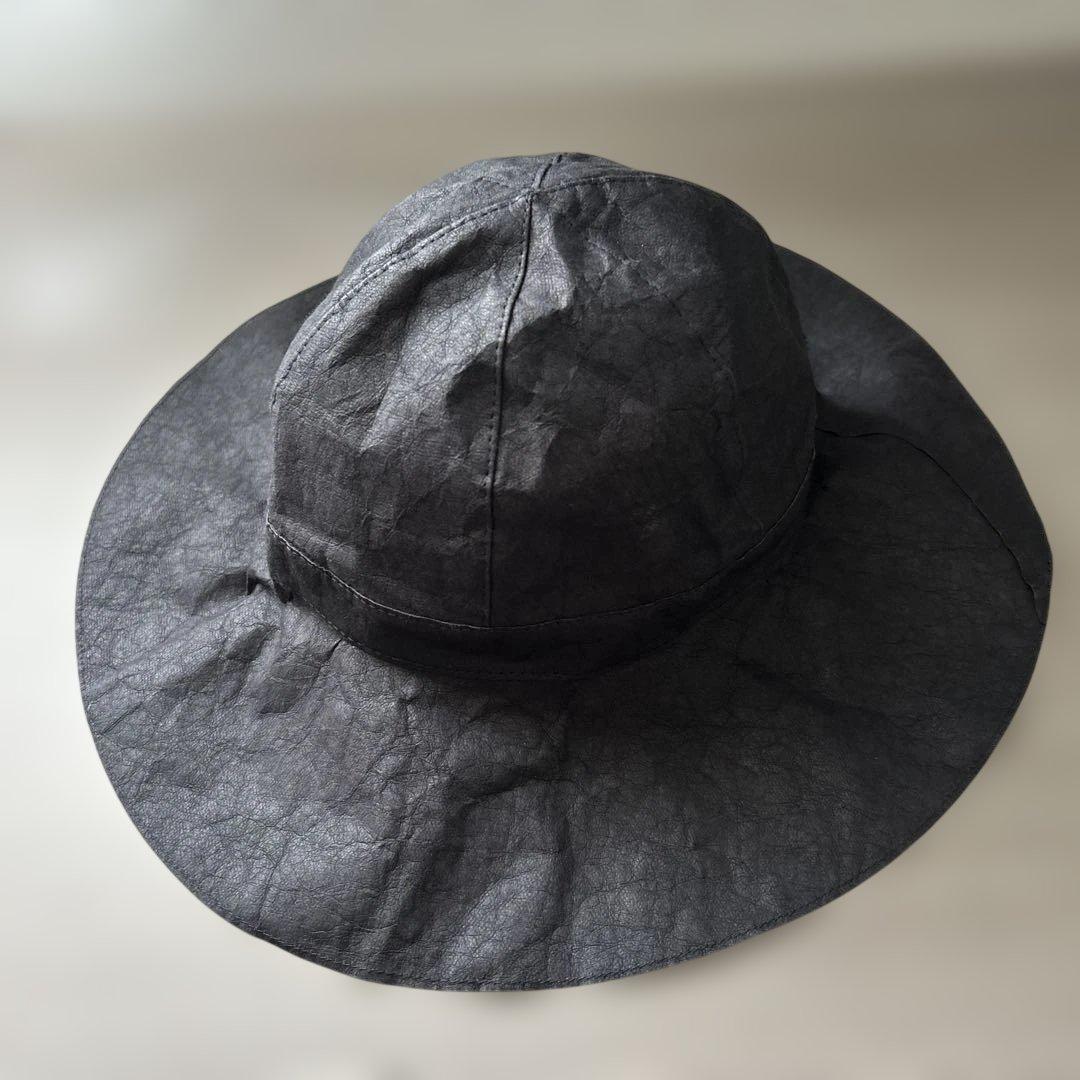 COMME des GARÇONS SCHA ペーパー ハット ブラック