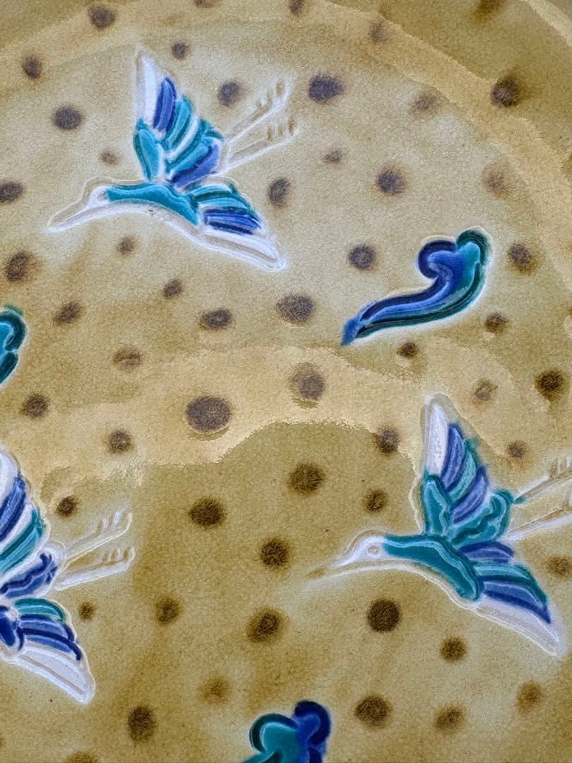 茶道具　菓子器　永楽善五郎　鶴