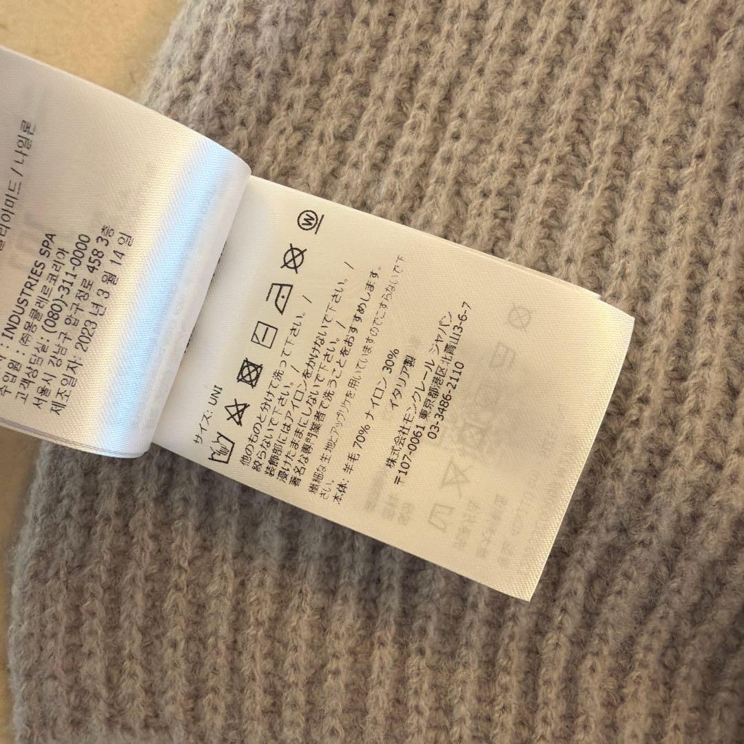 【MONCLER】マフラー