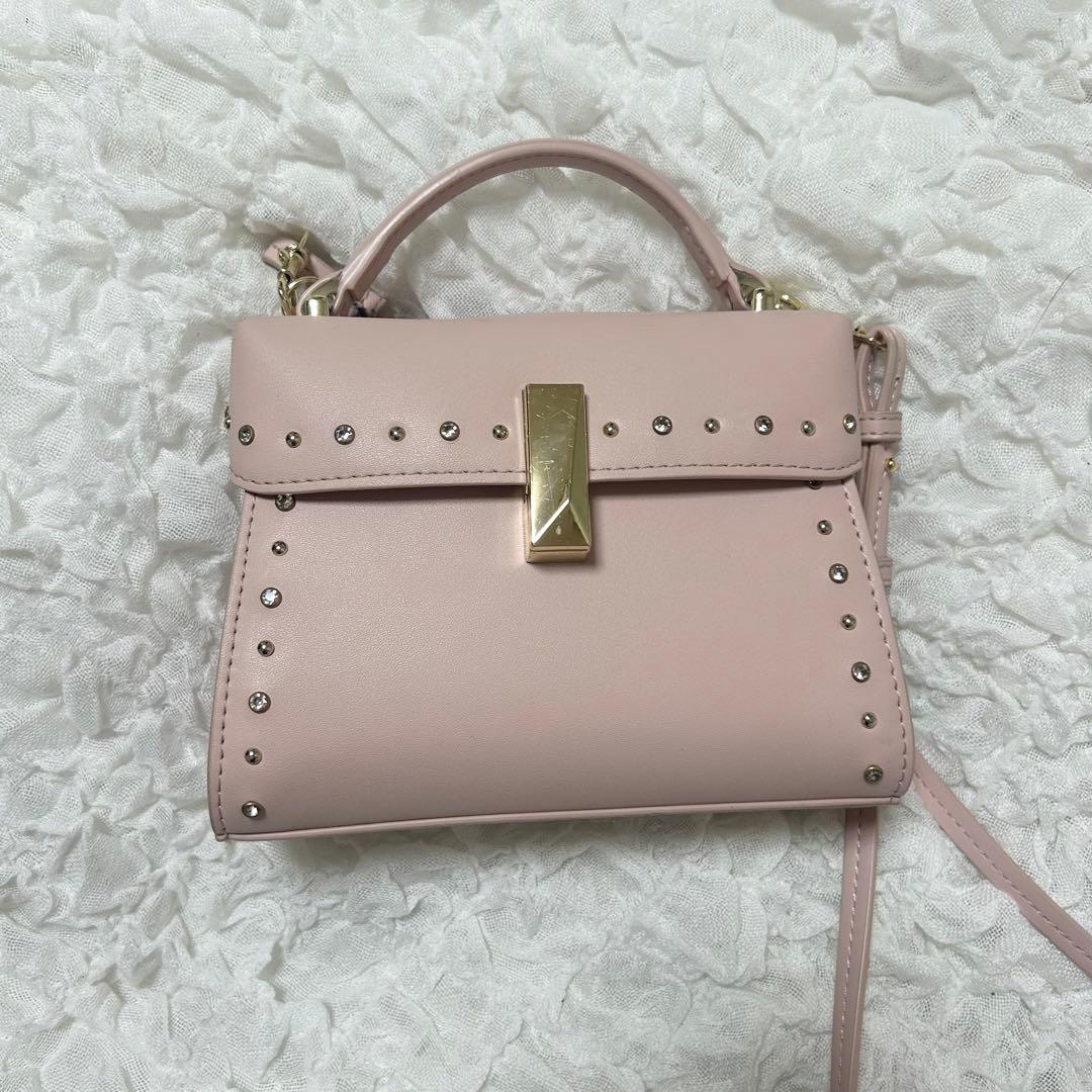 CELFORD ビジュースタッズポシェット ピンク