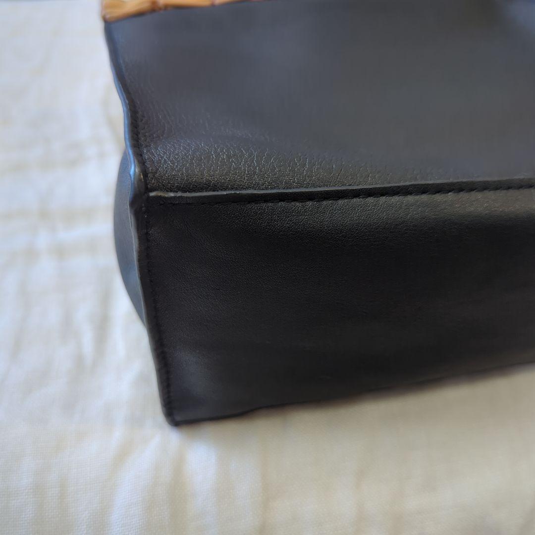 タイドウェイ　レザーかごバッグ