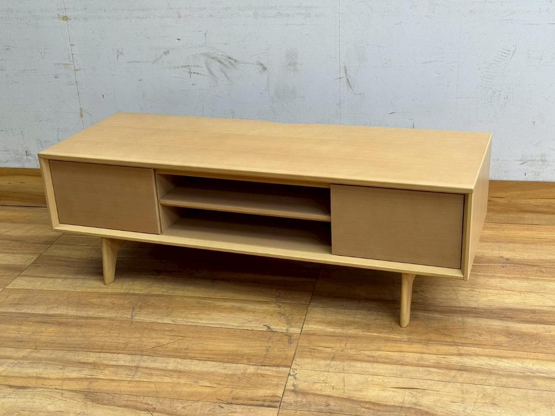 T1476展示品☆karimoku　カリモク　テレビボード　テレビ台　ローボード